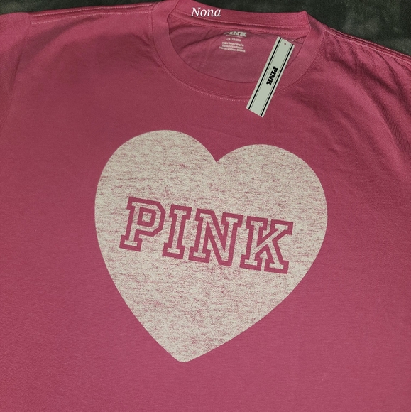 Victoria's Secret PINK T-Shirt Size Large NWT - Picture 3 of 6